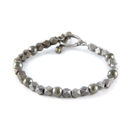 Rock Solid Bracelet in Silver