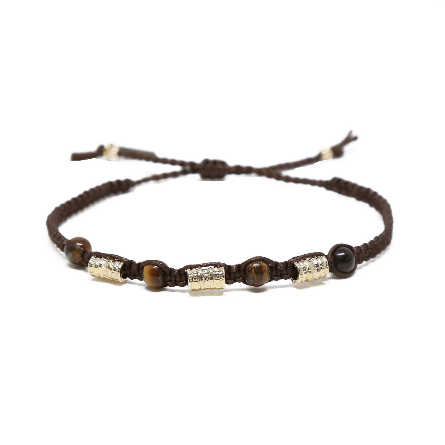 Morning After Bracelet in Tiger's Eye and Gold